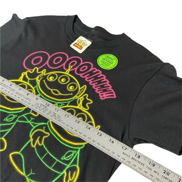 Toy Story T-Shirt Glow In Dark Black Small Unisex NWT - Picture 4 of 7